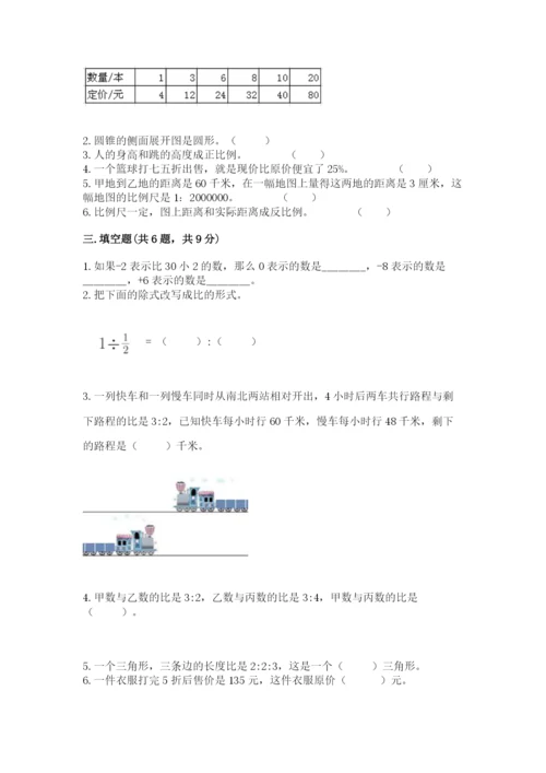 哈尔滨市呼兰区六年级下册数学期末测试卷审定版.docx