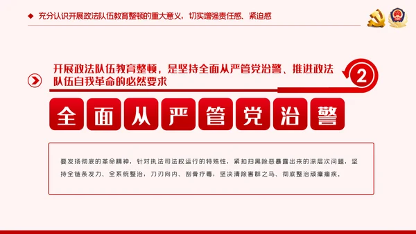 全国政法队伍教育整顿解读公安反腐党课