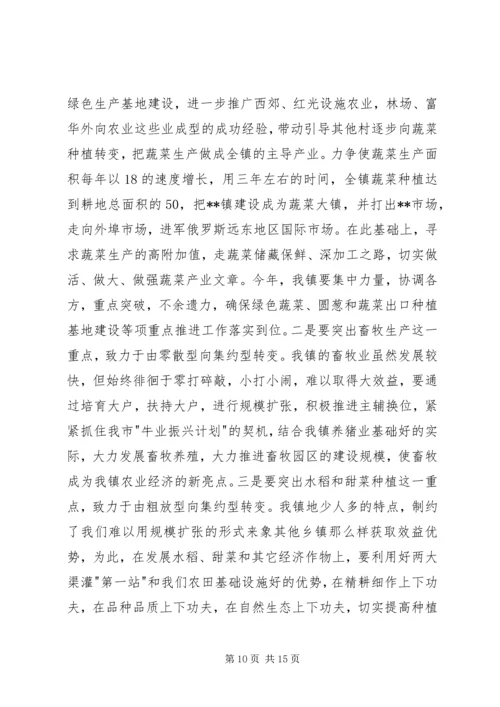 乡镇政府工作报告(2).docx