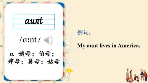 Module  2   My family词汇课件(共56张PPT)+内嵌音频