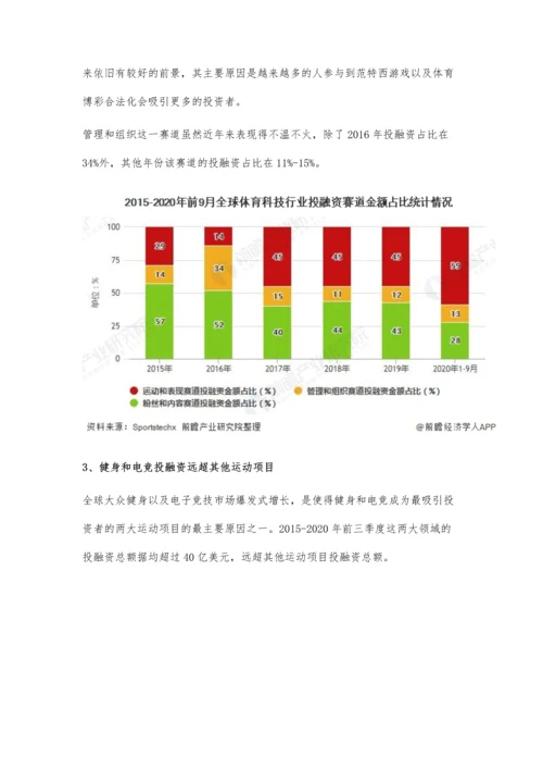 全球体育科技行业投融资现状及发展前景分析-未来几年将进入快速发展期.docx