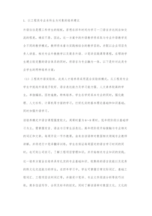工程类外语复合人才培养方式探索.docx