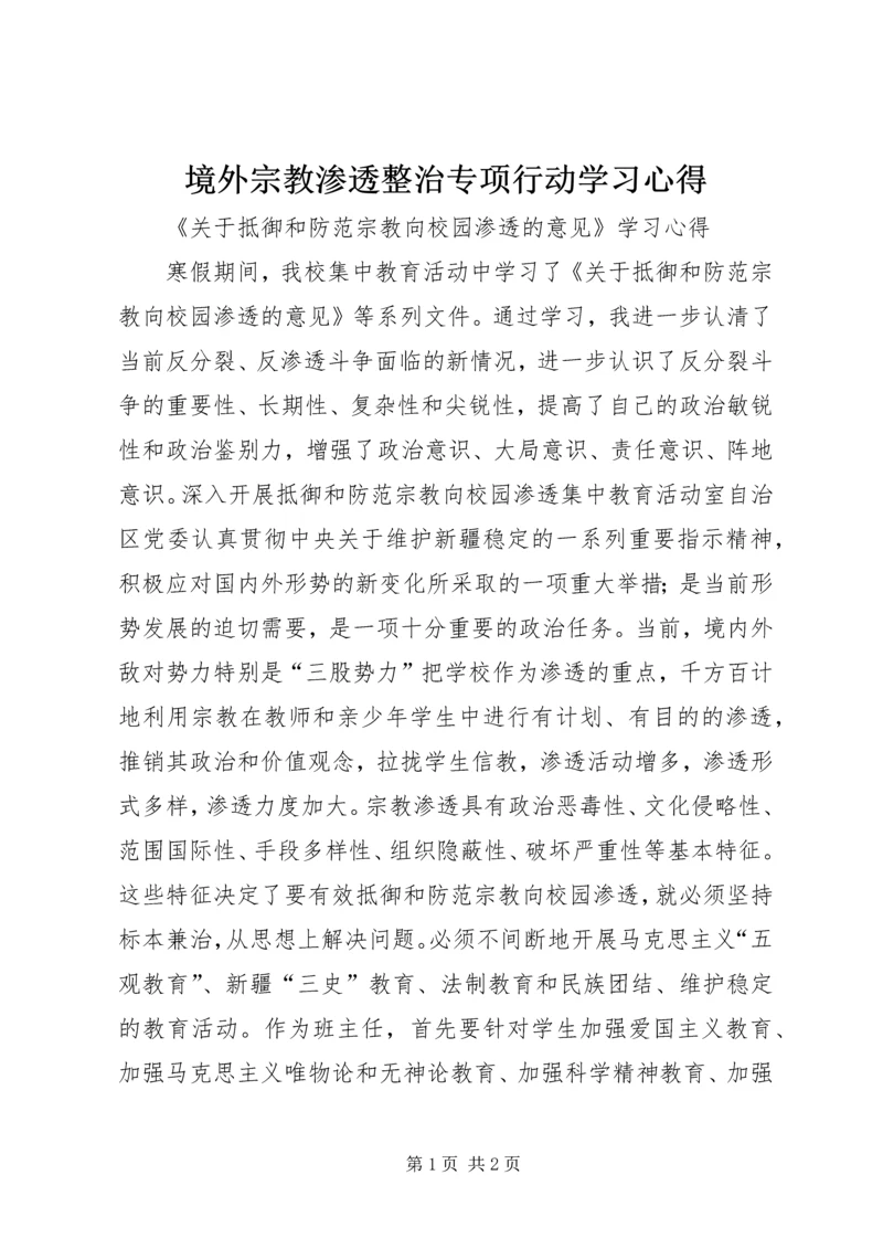 境外宗教渗透整治专项行动学习心得.docx