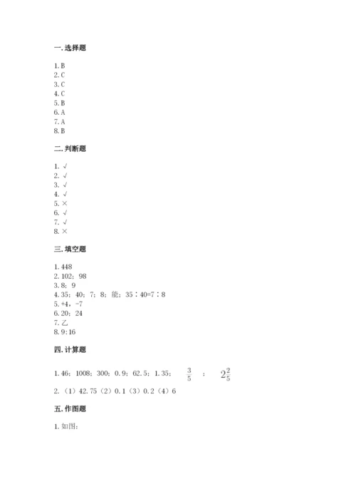 六年级下册数学期末测试卷及参考答案【预热题】.docx