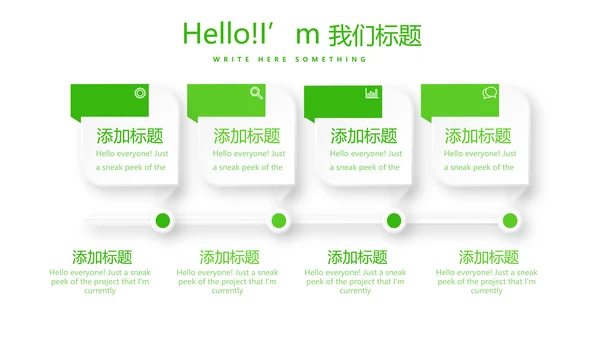 绿色小清新医药营销团队管理动态PPT