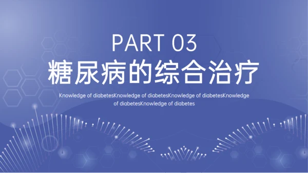 糖尿病健康讲座，女医师通用PPT模板