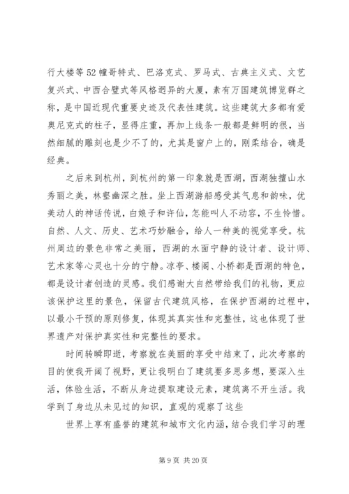 杭州长河高级中学上海之行考察报告.docx