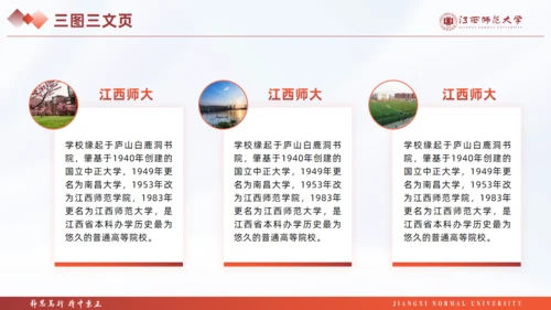 江西师范大学毕业课题论文答辩通用PPT模板