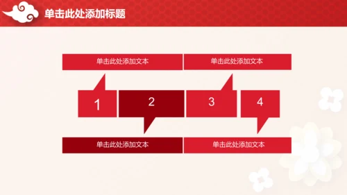 喜庆中国红企业年终总结汇报通用PPT模板
