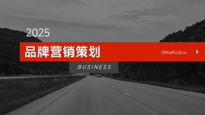 红色极简主义品牌营销策划PPT模板