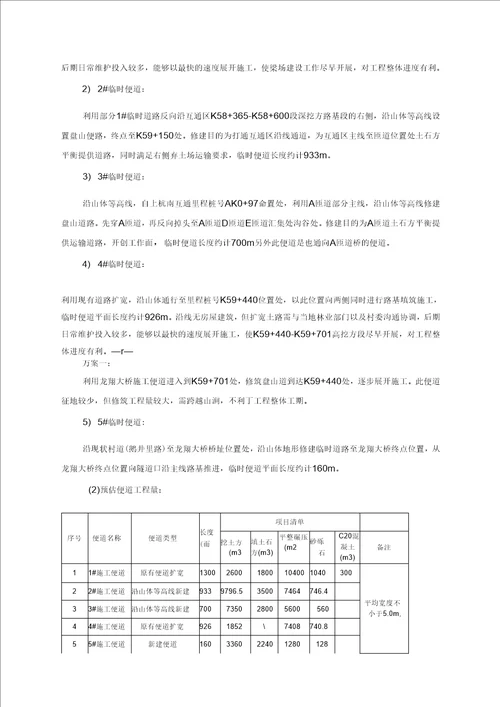 施工方案和主要分项工程施工方法