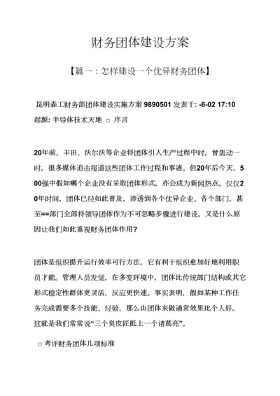 活动专项方案之财务团队建设专项方案.docx