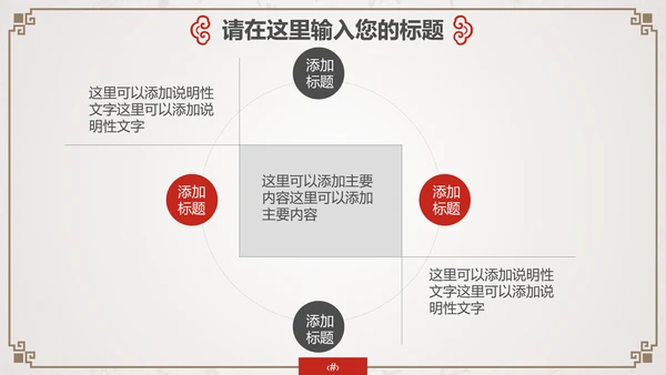 中国古风酒文化企业宣传通用PPT模板