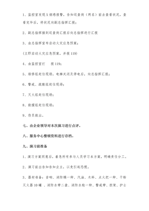 消防演练方案小区.docx