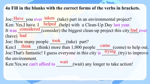 Unit 13 Section A Grammar语法教学课件（人教九年级Unit 13  We'r