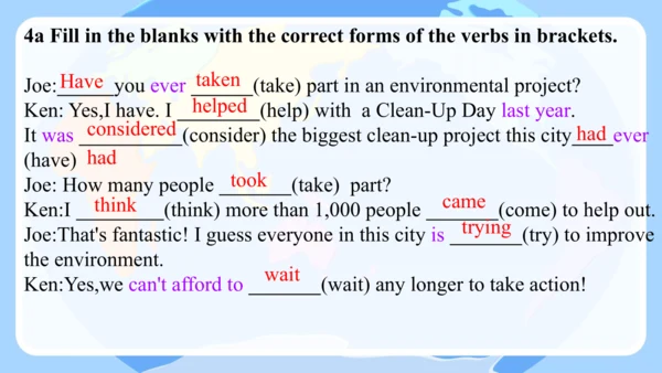Unit 13 Section A Grammar语法教学课件（人教九年级Unit 13  We'r