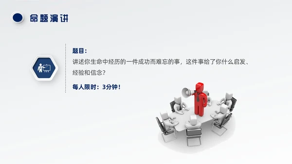蓝色微粒体风演讲技巧培训