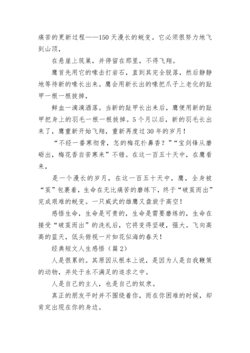 经典短文人生感悟5篇.docx