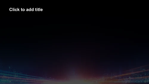 蓝色科技风未来城市PPT主题