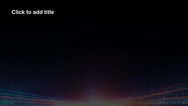 蓝色科技风未来城市PPT主题