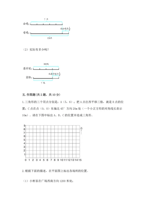 人教版六年级上册数学期末测试卷加解析答案.docx
