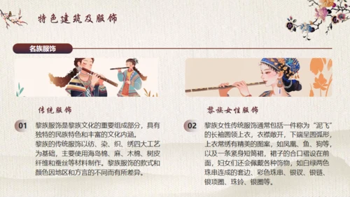 探寻黎族文化之美通用PPT模板