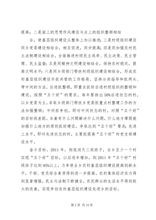 乡镇基层组织建设长远规划.docx