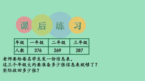 （2023秋新插图）人教版三年级数学上册 4 万以内加减法（二）解决问题 第1课时（课件）(共15张
