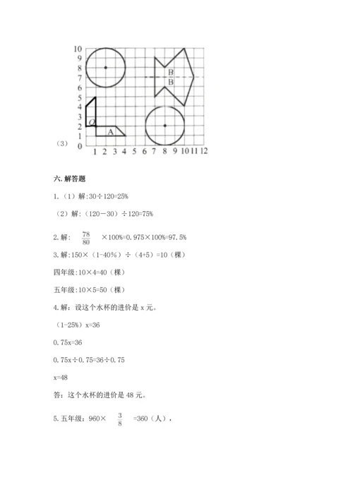 六年级上册数学期末测试卷附完整答案【精选题】.docx