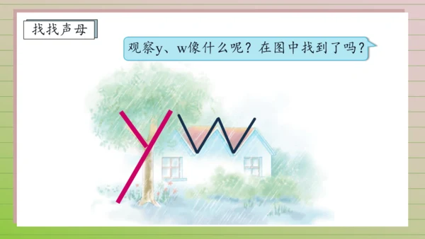 【课堂无忧】汉语拼音-9. y w 任务型教学（第1课时）（课件）