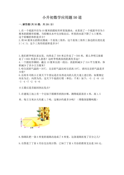 小升初数学应用题50道含完整答案【易错题】.docx