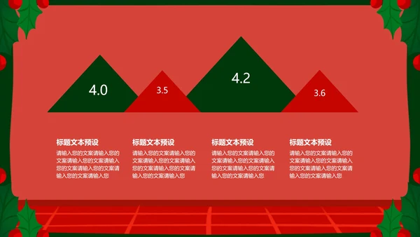 红色圣诞节活动策划PPT模板