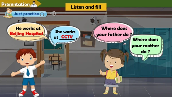 Unit4 Where do you work.lesson 21-22课件（共18张PPT，内嵌音