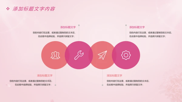 唯美粉红关爱女性健康关爱PPT模板