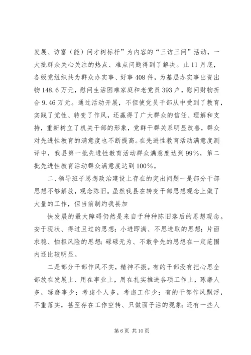 王农村思想政治建设情况汇报 (2).docx