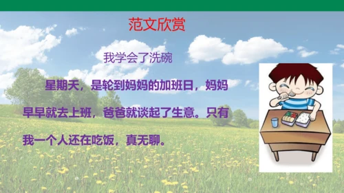 四下第六单元习作：我学会了  课件
