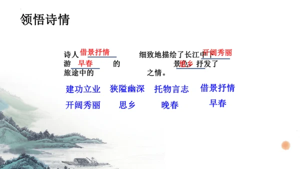 第4课 次北固山下 课件(共25张PPT)