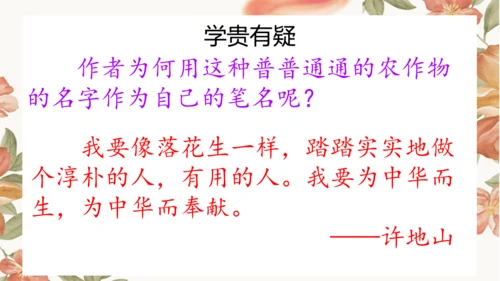 2 落花生 课件