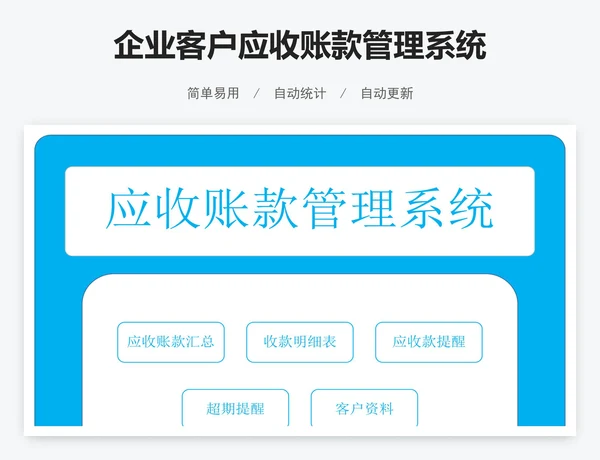 企业客户应收账款管理系统