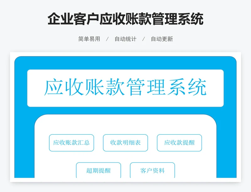 企业客户应收账款管理系统