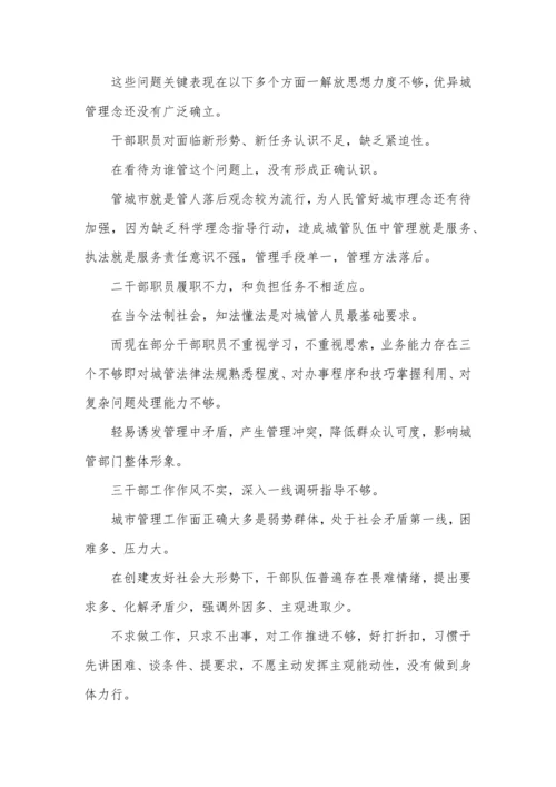 城管局作风整顿整改工作专项方案docx.docx