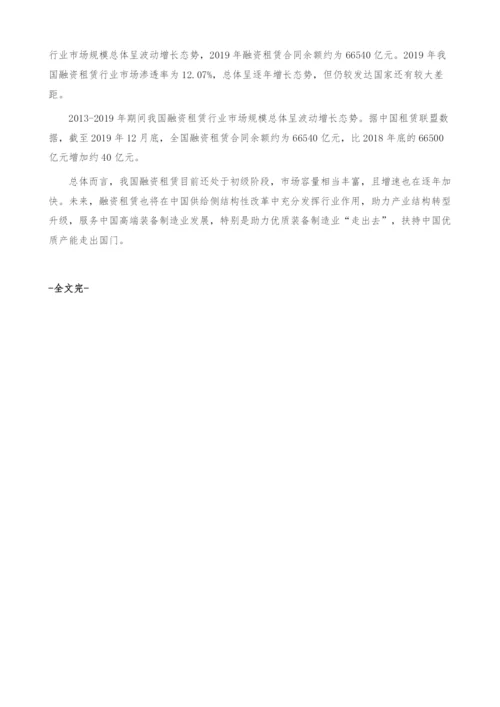 租赁行业现状-产业报告.docx