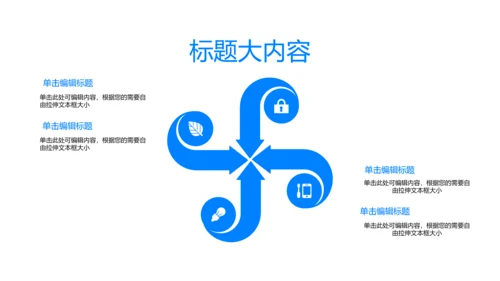 蓝色大气工作总结动态PPT