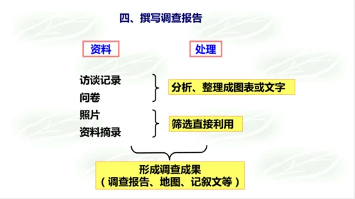 综合探究五：如何开展社会调查——以调查家乡为例 课件