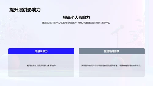商务演讲技巧讲座PPT模板