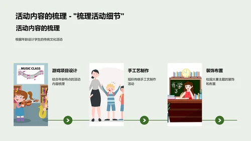 大暑校园活动策略PPT模板