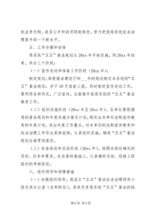 房产管理局五五普法规划 (2).docx