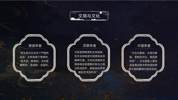 黑色中国风古风卷轴中国传统文化动态PPT