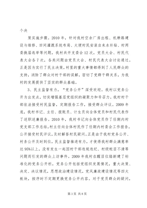永宁村党支部汇报材料.docx