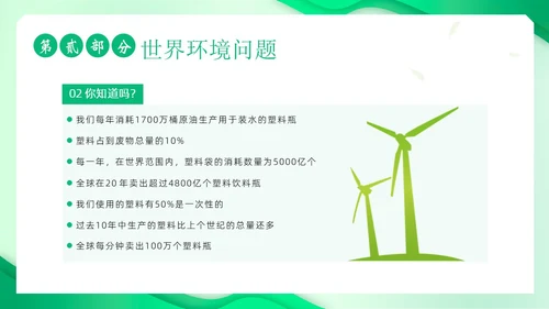 世界环境日保护环境爱护地球卫生环境日PPT课件